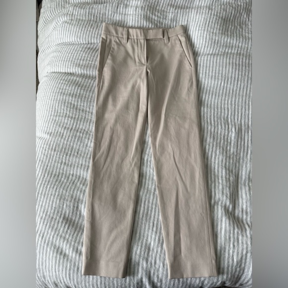 Brunello Cucinelli Tan Straight Leg Pants